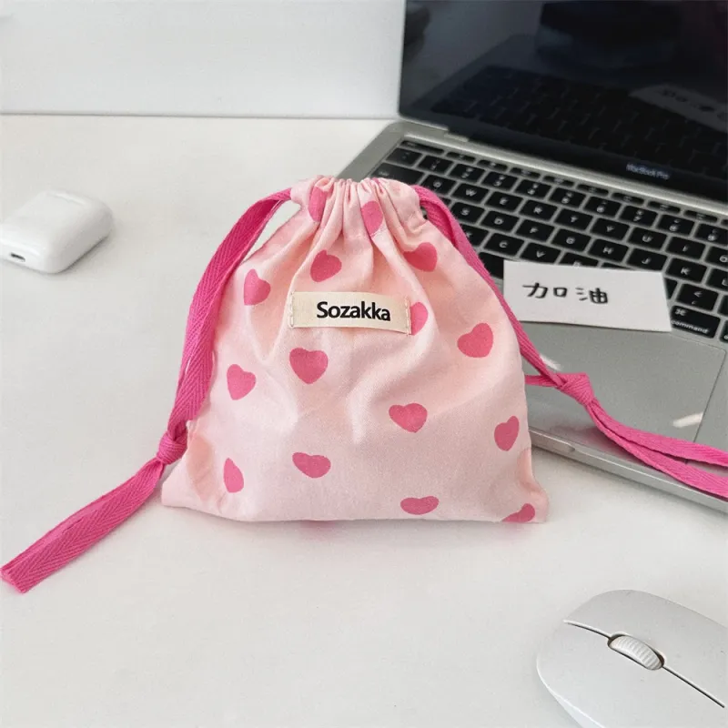 Pink Love Women Cosmetic Makeup Bag 4