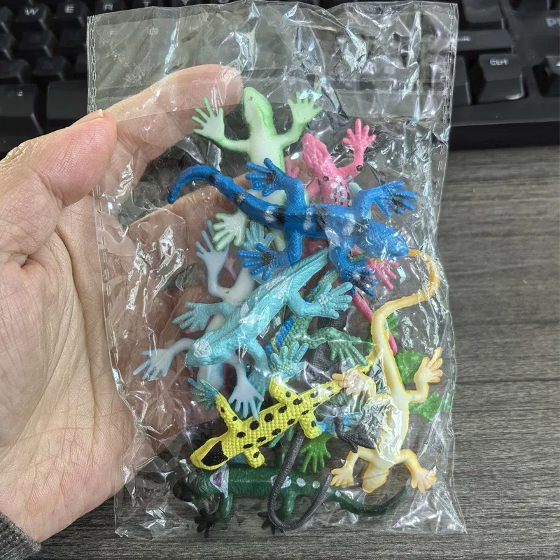 12PCS Realistic Mini Lizard Toys Set 6