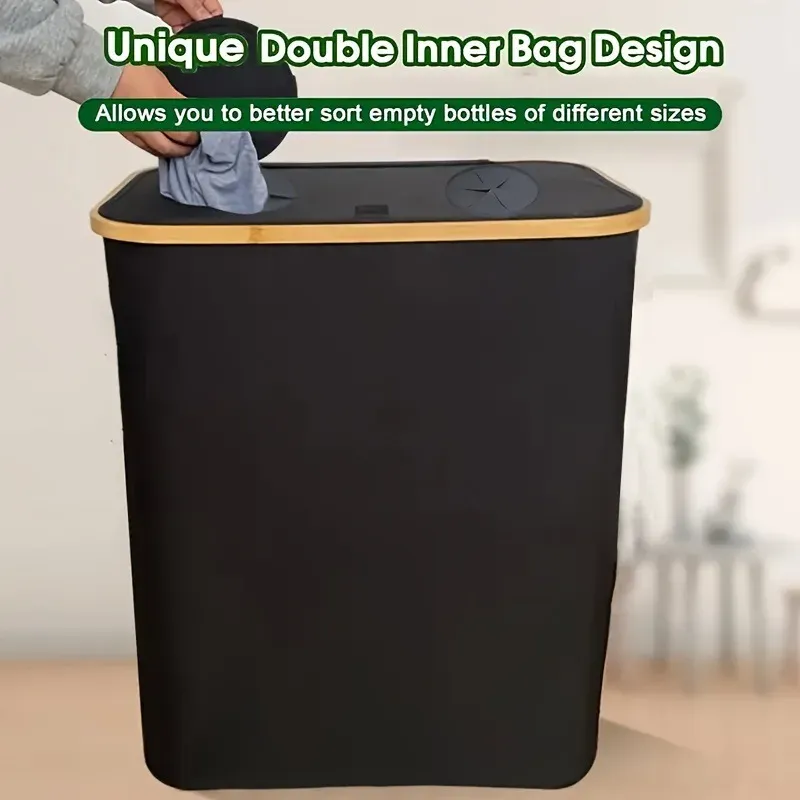 140L Kitchen Storage Basket with Lid 3