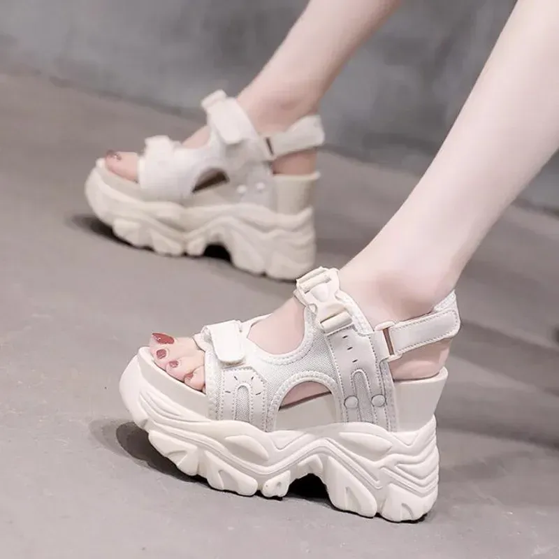 Chunky Platform Wedge Sandals Women 4