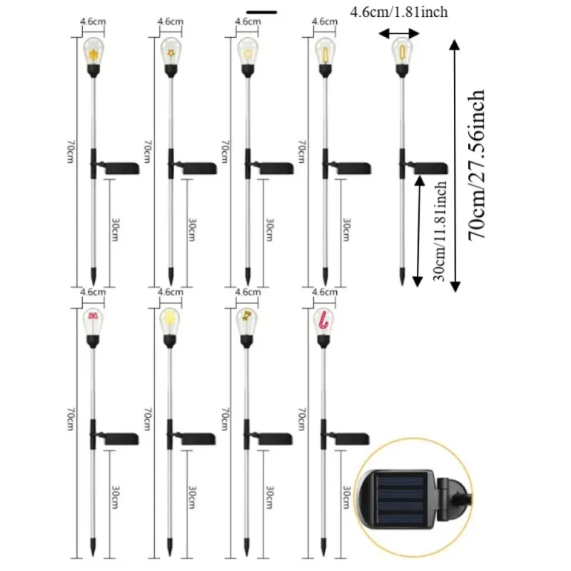 Solar Pathway Lights IP65 6