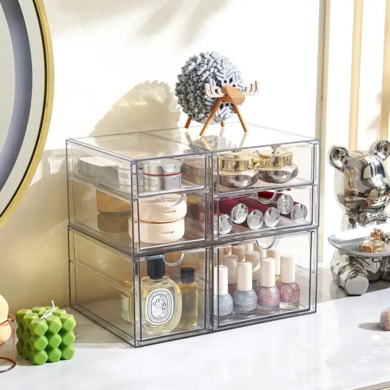 6-Drawer Acrylic Organizer Set (2-Pack) 2