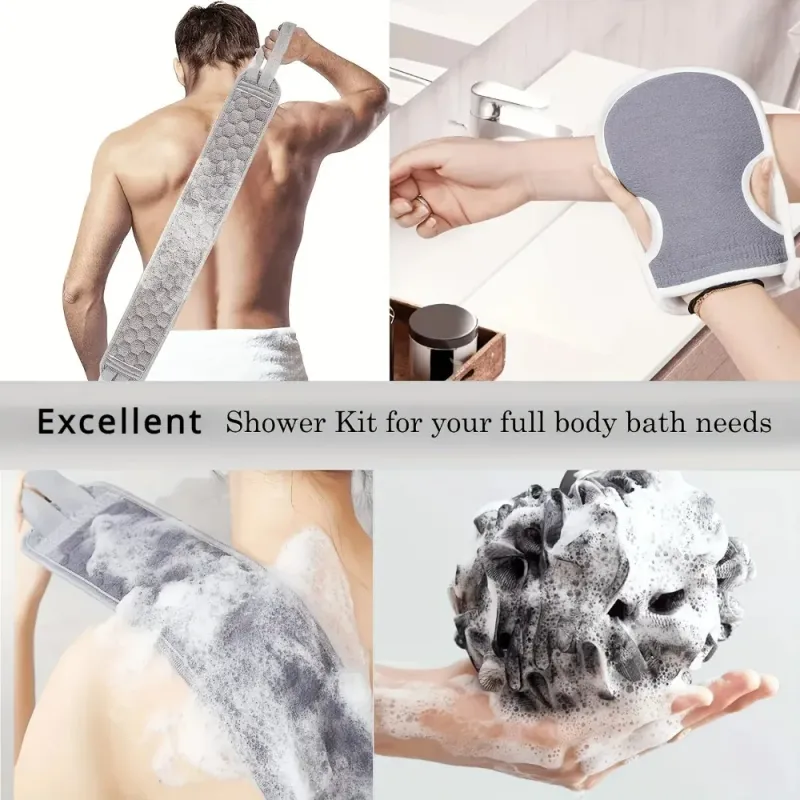3pc Exfoliating Body Scrubber Set 2