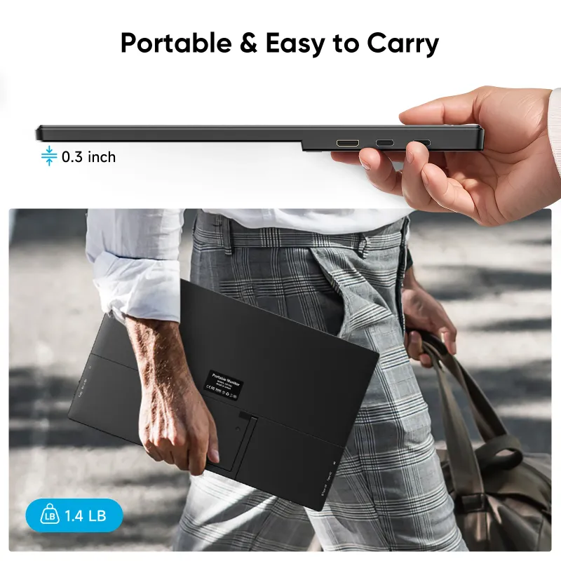 15.6" Portable Gaming Monitor 1080P 5