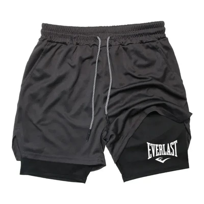 EVERLAST Men's Compression Gym Shorts 1