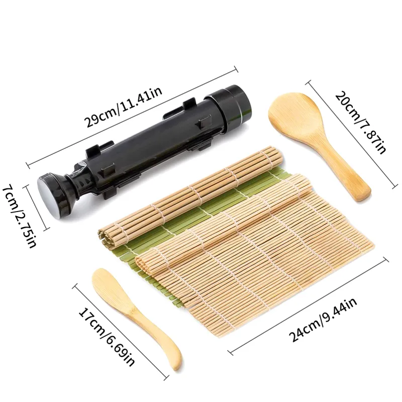 Complete Sushi Maker Set with Bazooka Kit 6