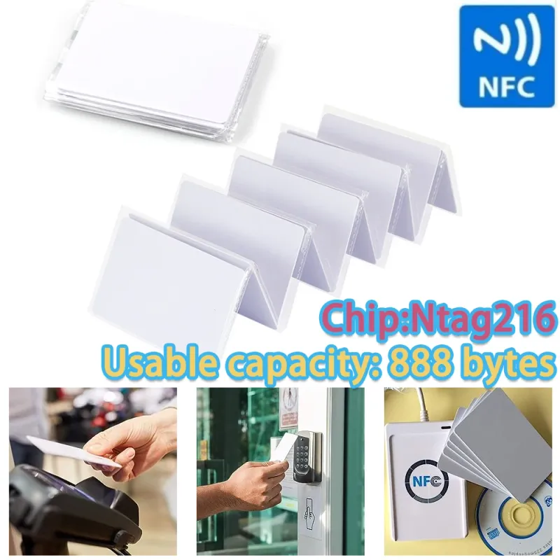 Ntag216 NFC Cards - Printable NFC Tags 1