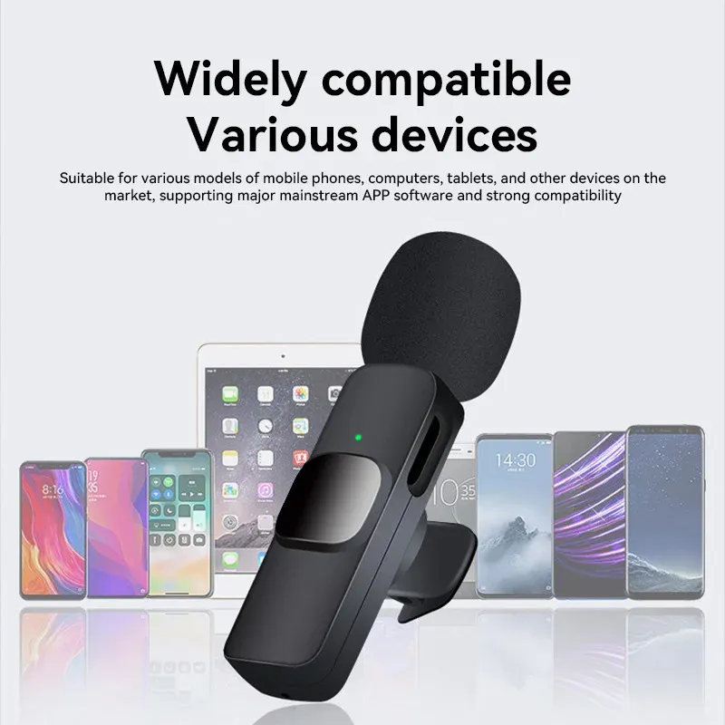 Mini Wireless Lavalier Microphone 4