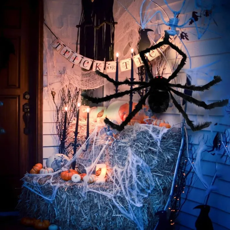 Giant Halloween Spider Yard Decor 3