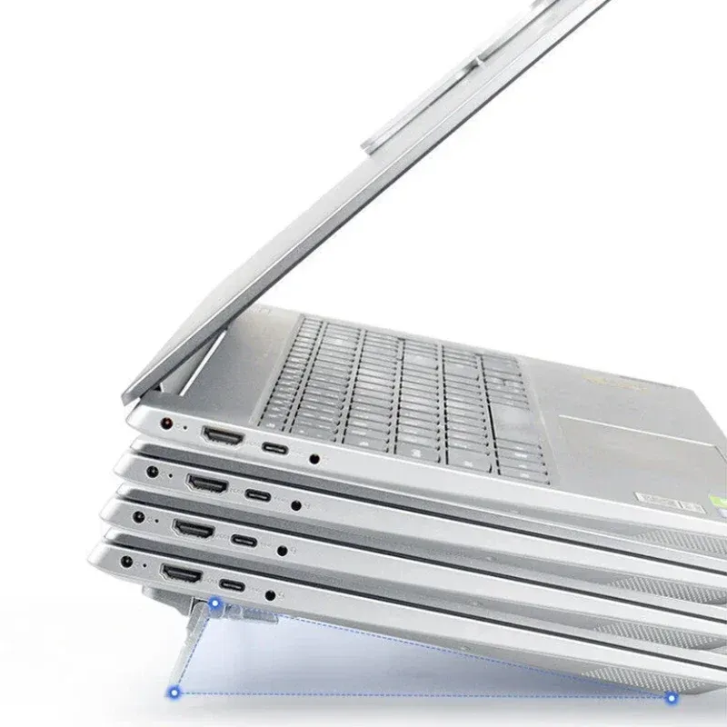 Mini Foldable Self-Adhesive Laptop Stand (2-Pack) 6