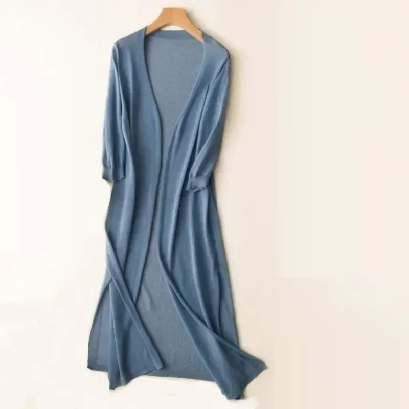 Women's Long Knitted Sun Protection Cardigan 6