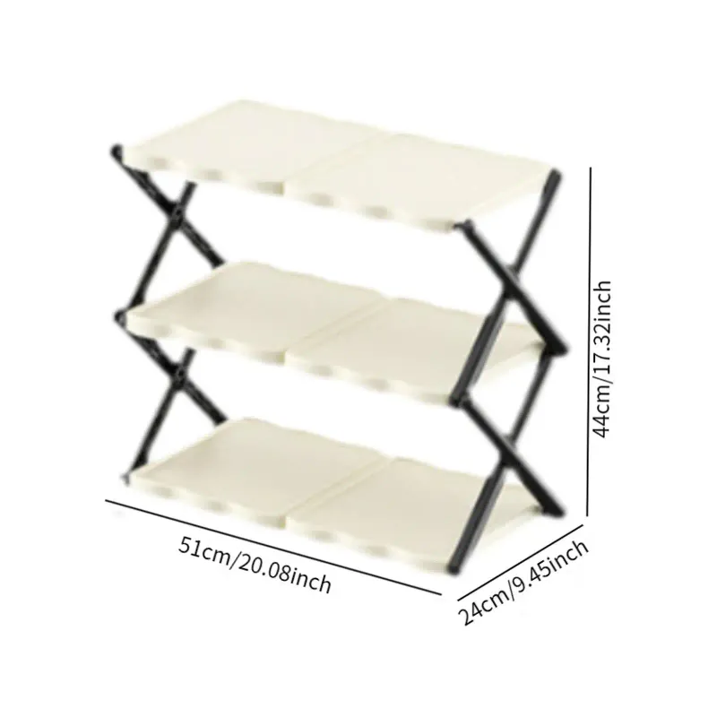 3-Tier Vertical Shoe Rack 6