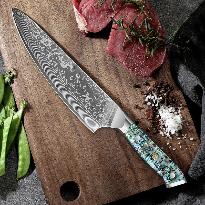 7-Piece Damascus Steel Chef Knife Set 4