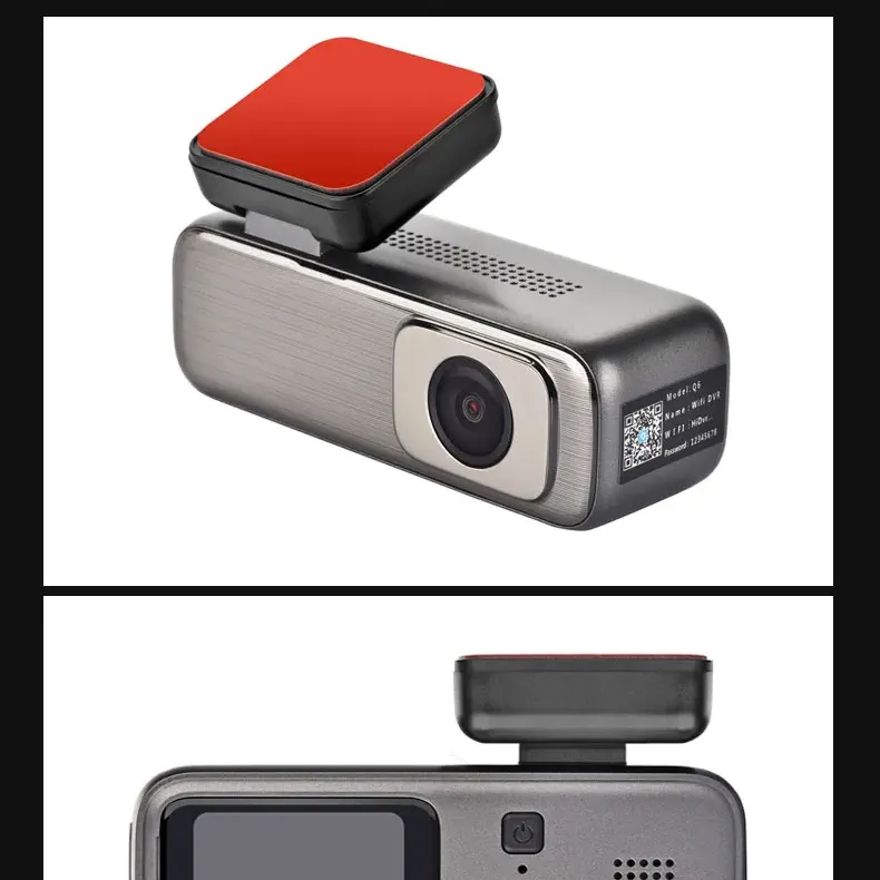 Q6 4K Dual Lens Dash Cam Front 4K+Rear 1080P 6