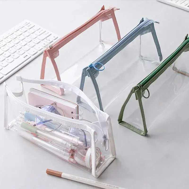 Transparent Large Capacity Kawaii Pencil Case 1
