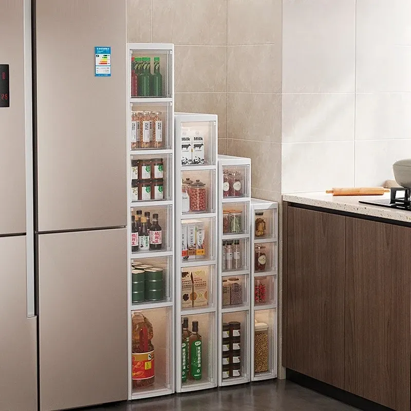 Slim Multi-Layer Storage Cabinet 5