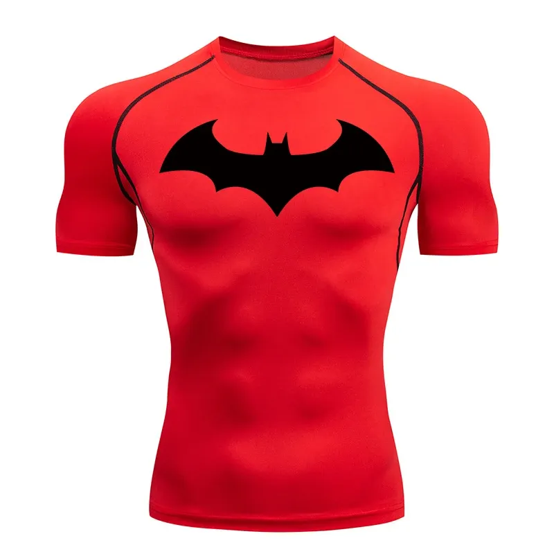 Bat Graphic Compression Shirt 5