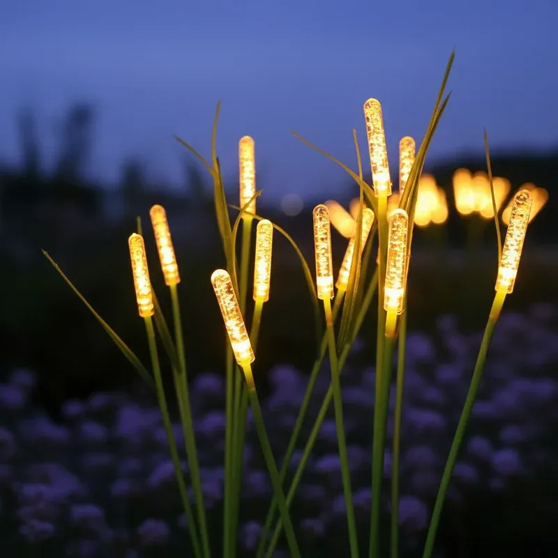 Solar Reed Bubble Stake Lights 5