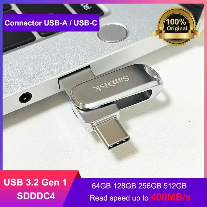 SanDisk Ultra Dual Drive Luxe USB 3.2 Flash Drive 1