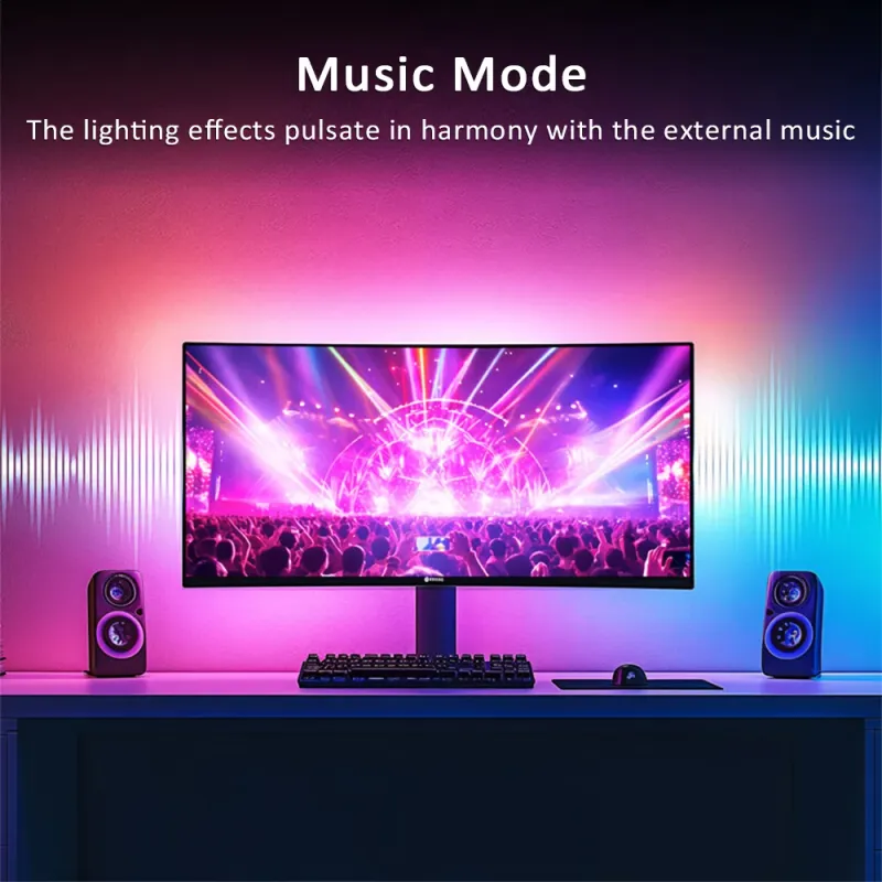 USB PC RGB LED Strip Lights 5