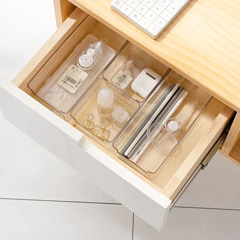 Clear Stackable Drawer Organizers 6