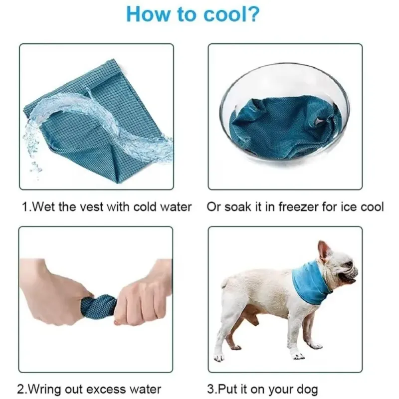 Pet Cooling Ice Towel Scarf 6