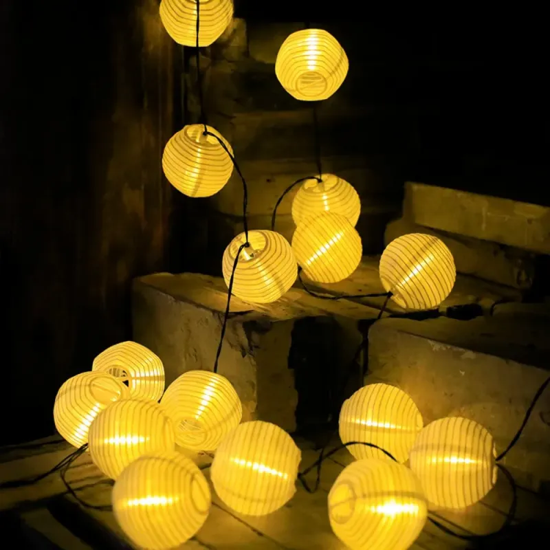 Solar Lantern String Lights Outdoor 5