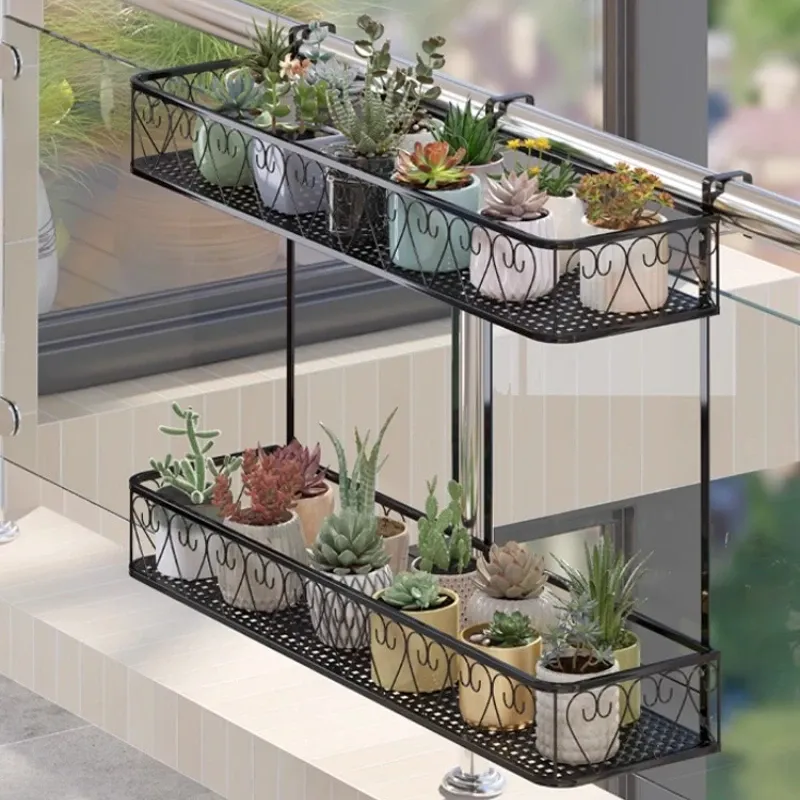 Multi-Tier Balcony Plant Shelf 3
