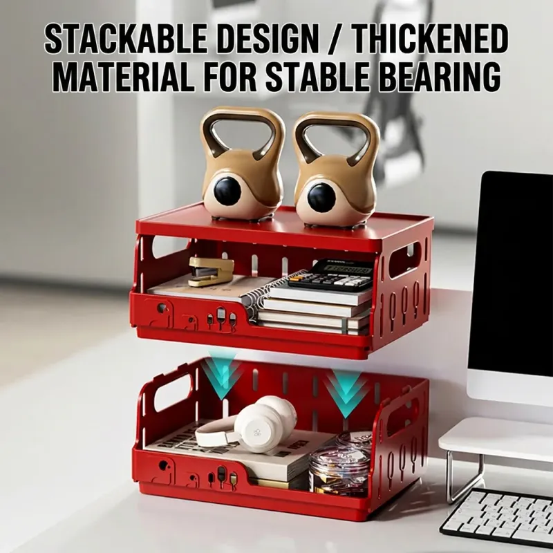 Foldable Stackable Storage Basket 5