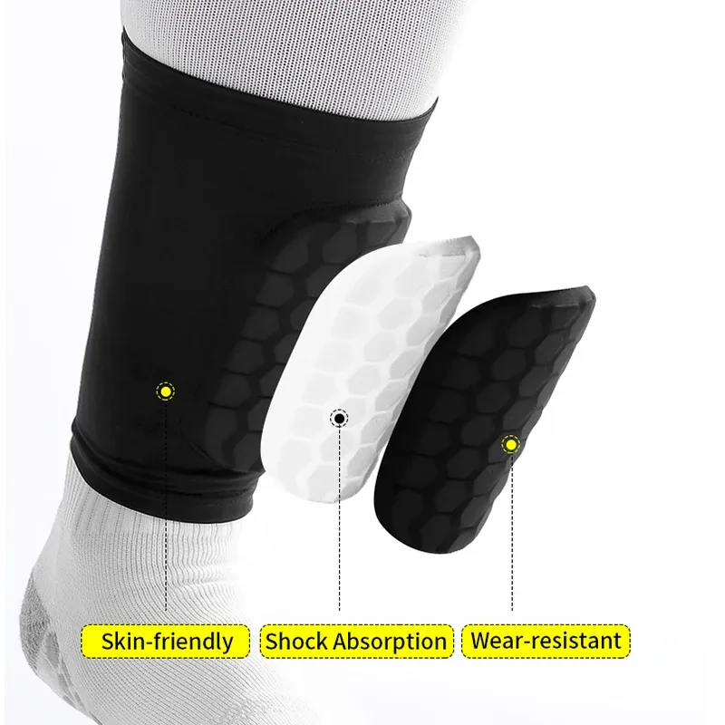 Soccer Shin Guards Honeycomb EVA Pads 3
