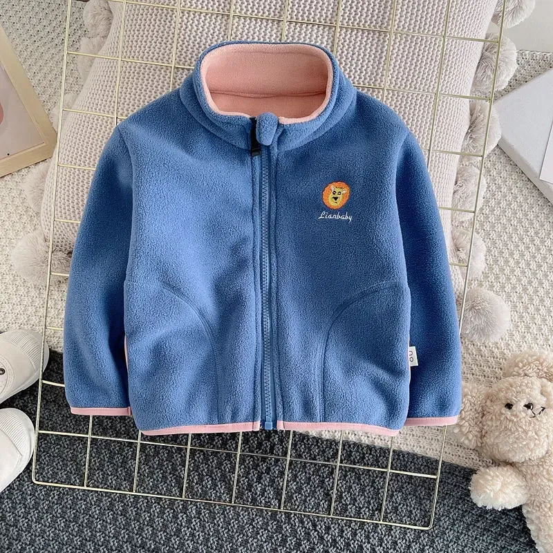 Kids Polar Fleece Hooded Jacket 4