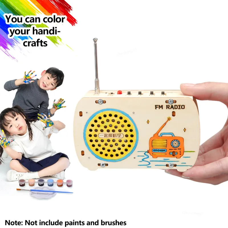 DIY Wooden FM Radio Kit 6