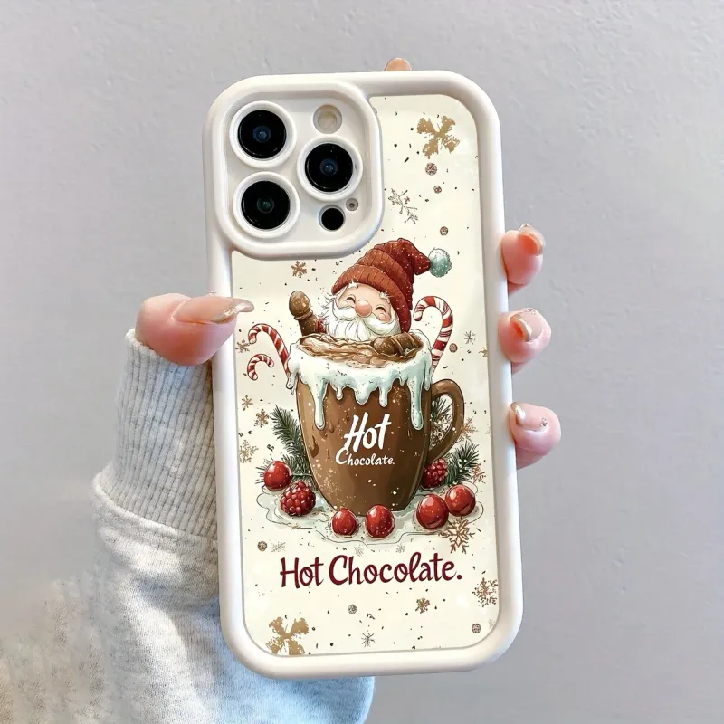 Cute Cozy Christmas Cocoa Elf iPhone Case 1