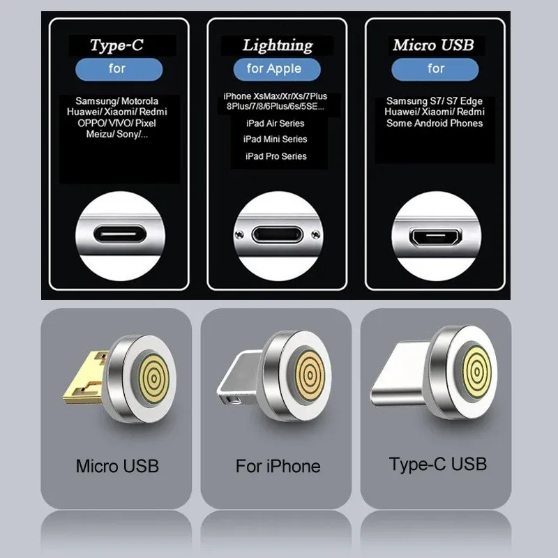 Magnetic Charging Adapter Tips (5-Pack) 2