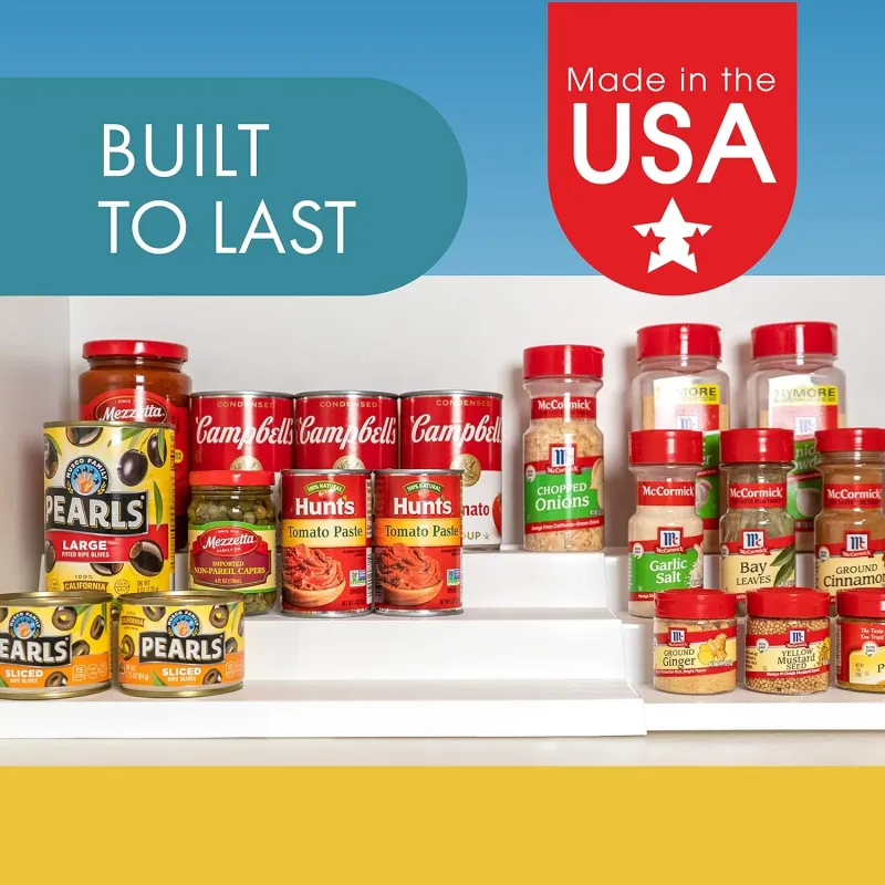 3-Tier Expandable Spice Shelf Organizer 2