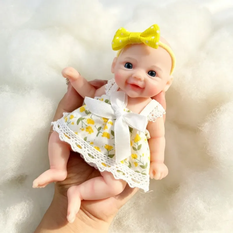 6" Silicone Reborn Doll Vivienne 3