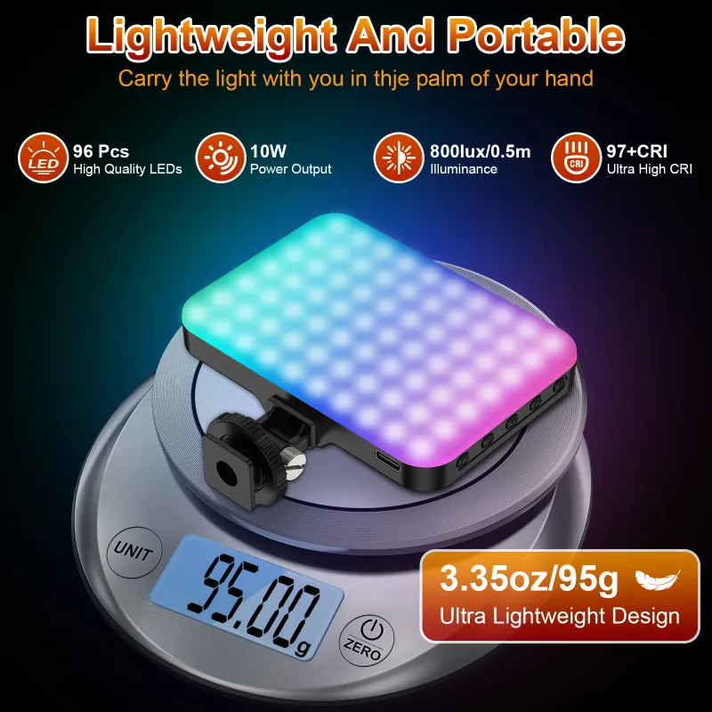 RGB Portable LED Video Light Panel 3