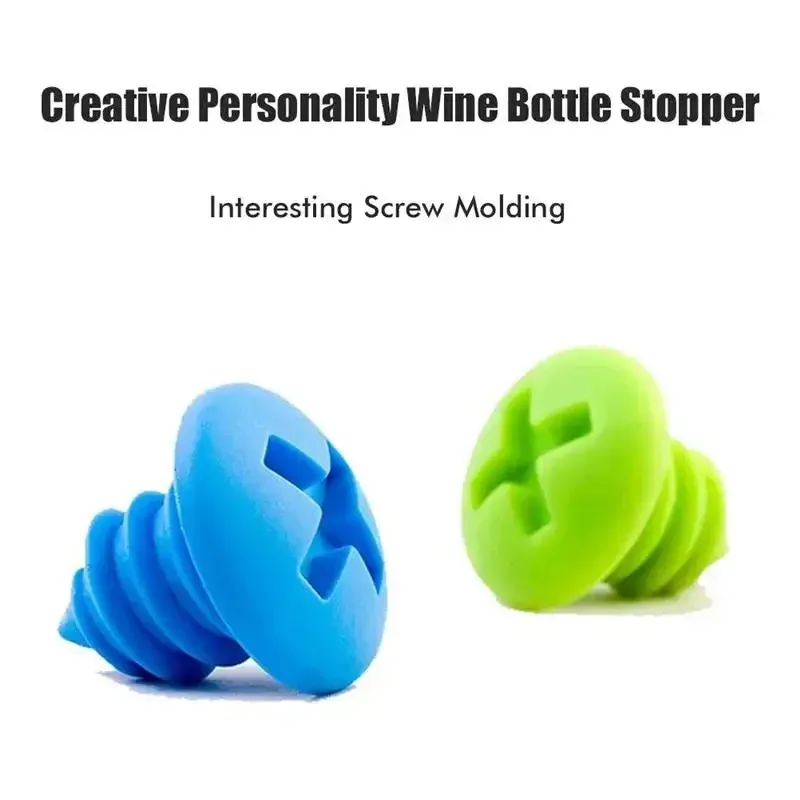 Silicone Wine Stopper 5-Pack 4
