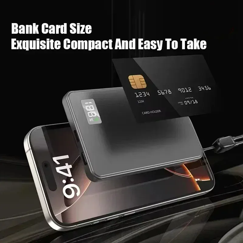 500000mAh Magnetic Wireless Power Bank 5