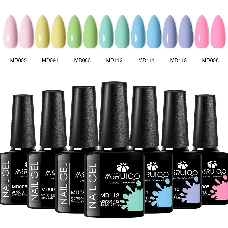 7-Piece UV Gel Nail Polish Set 2
