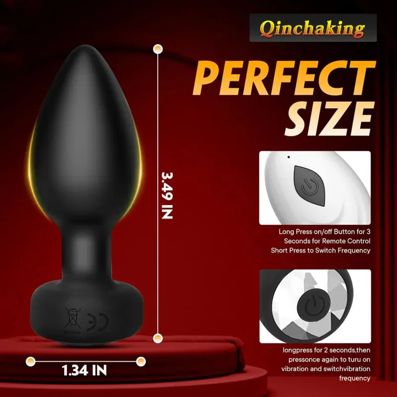 Remote Control Anal Vibrator for Men 2