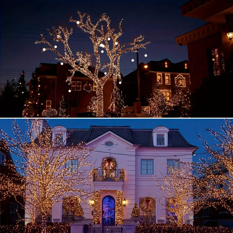 Solar LED String Lights - 4 Pack 160ft 5