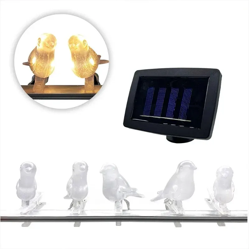 Solar Bird String Lights 4