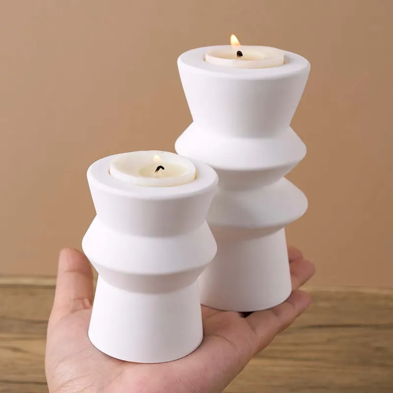 Nordic Roman Pillar Candle Mold 5