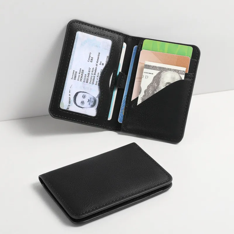 Slim RFID Blocking Leather Wallet 1
