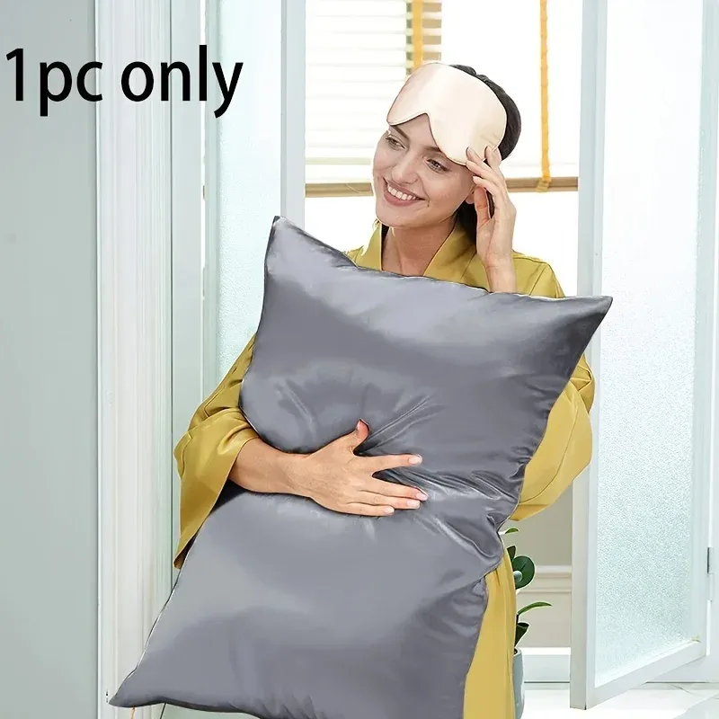 Satin Pillowcase 21 Momme 600TC Zipper 2