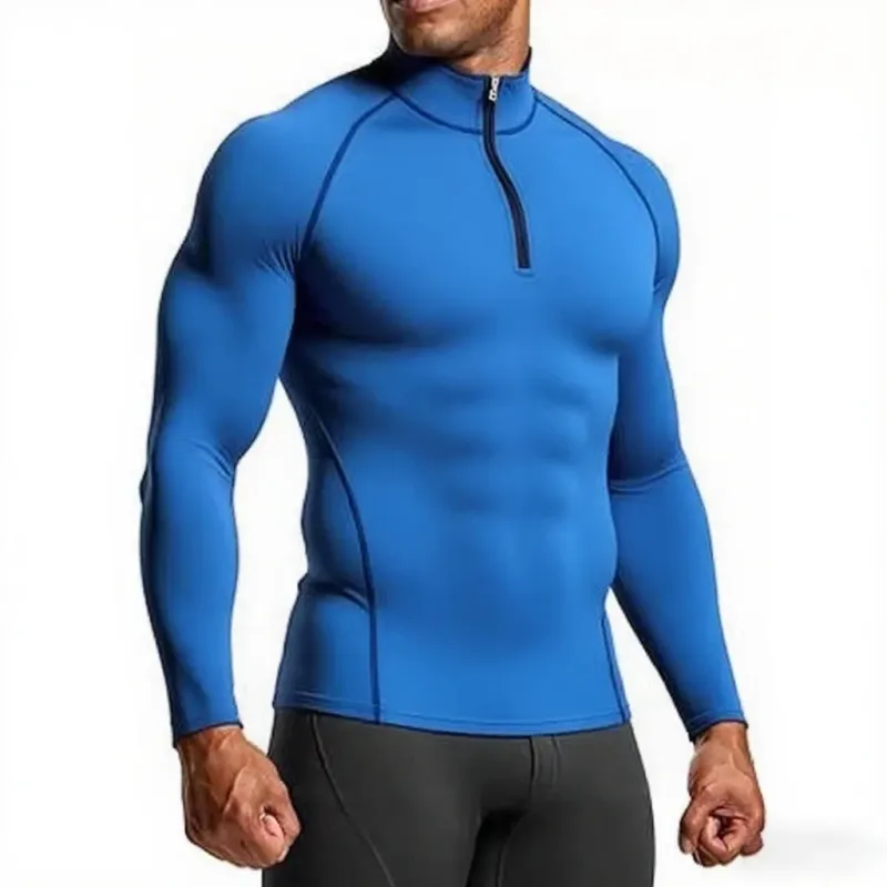 Men's Slim Fit Compression Gym Shirt 4