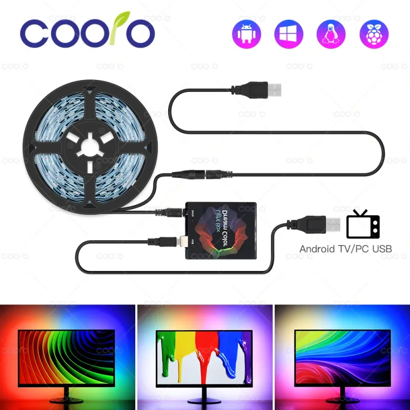 TV Ambient Backlight LED Strip Kit 1