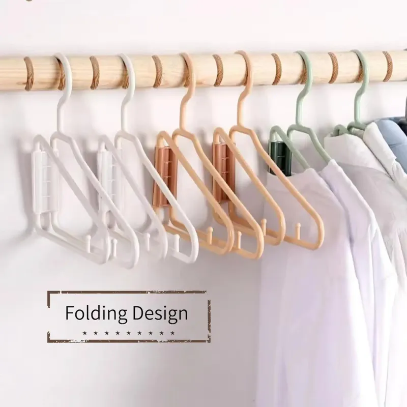 8 Pack Foldable Travel Hangers 2