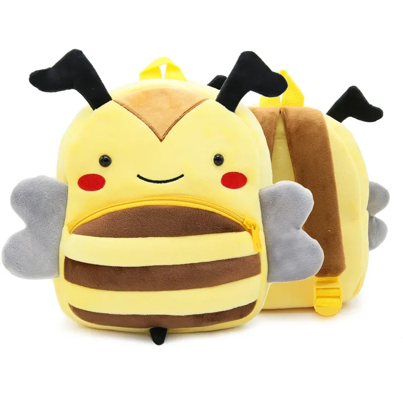 Cartoon Plush Animal Kids Backpack 6